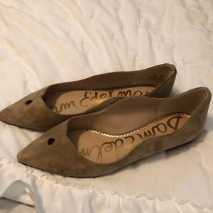 Sam Edelman Pointed Toe Suede Flats